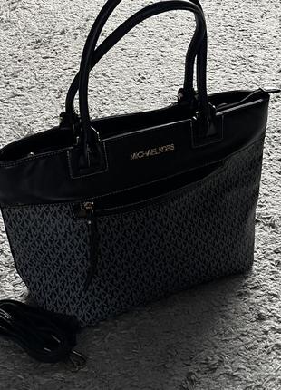Стильная, шикарная, вместительная сумка-шоппер michael kors3 фото