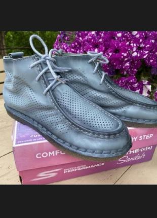 Кожанные полуботинки