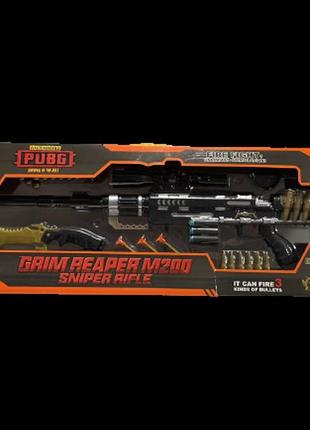 Ігровий набір зброї pubg гвинтівка grim reaper m200 ост пабг