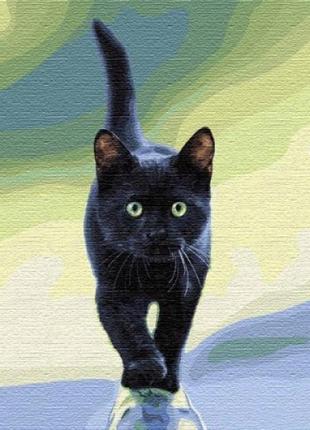 Картина по номерам "кошачья грация" ★★★