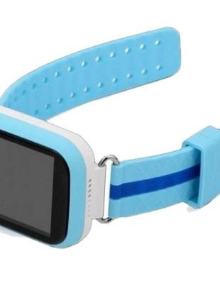 Детские умные часы с gps smart baby watch q750 blue, смарт часы-телефон с сенсорным экраном и играми2 фото