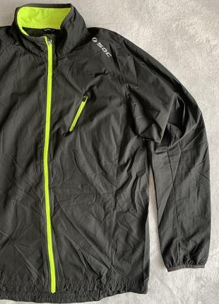 Мужская куртка кофта спортивная беговая wind shield soc tcs wind2 фото