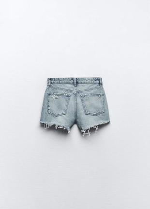 Шорти zara 34 high-waist 4365/0516 фото