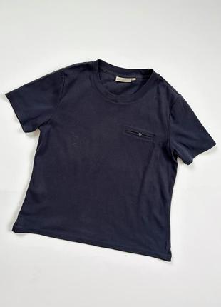 Темно-синяя футболка2 фото