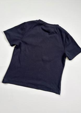 Темно-синяя футболка3 фото