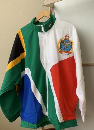 Спортивная куртка, ветровка (xl) reebok south africa1 фото