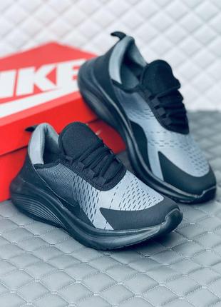 Кросівки чоловічі весняні nike air max 270 black-grey кросовки найк 2703 фото