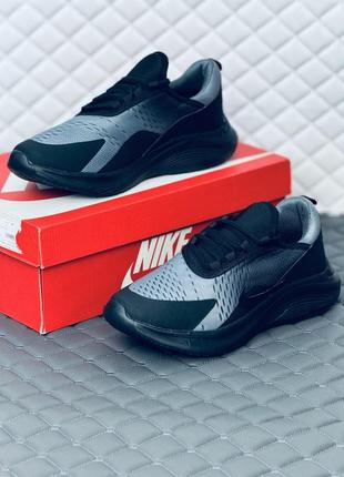 Кросівки чоловічі весняні nike air max 270 black-grey кросовки найк 2705 фото