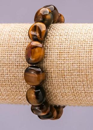 Браслет мужской тигровый глаз