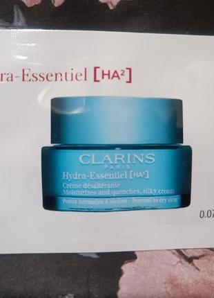 Clarins hydra essentiel silky cream крем пробник