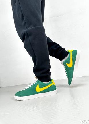 Кросівки чоловічі nike blazer low pro green2 фото