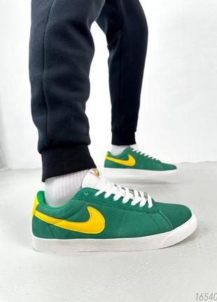 Кросівки чоловічі nike blazer low pro green1 фото