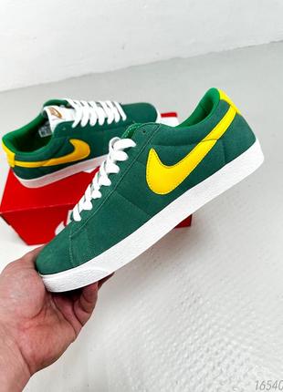 Кроссовки мужские nike blazer low pro green7 фото