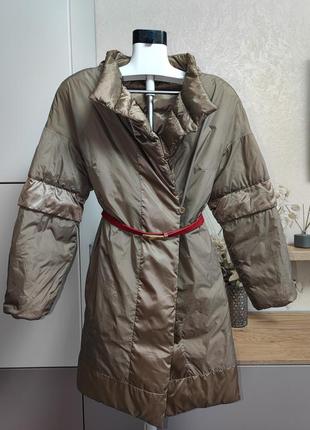 Двостороннє пухове пальто max mara s reversible down coat 
оригінал1 фото