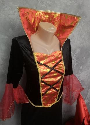 Карнавальный костюм ведьма паутина s 42 хелоуин хэлоуин косплей маскарад карнавал шляпа2 фото