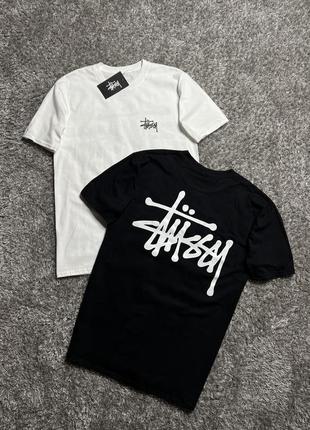 Stussy big logo футболка