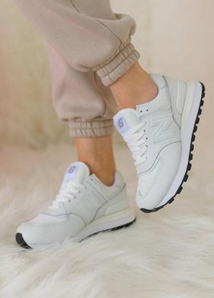 Женские кроссовки new balance classic prm all white