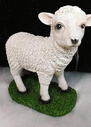 Барашек вівця овечка фігурка садова декор пасхальний садовий1 фото