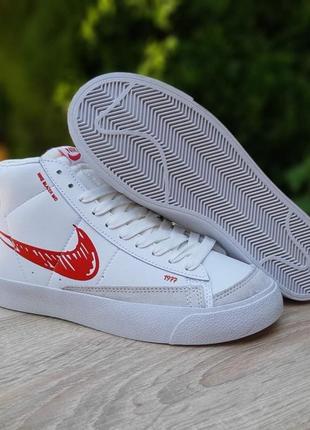 Высокие женские кроссовки nike blazer mid 77 / найк блейзер мед / обувь демисезонная женская на весну, лето, осень2 фото