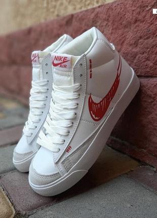 Высокие женские кроссовки nike blazer mid 77 / найк блейзер мед / обувь демисезонная женская на весну, лето, осень