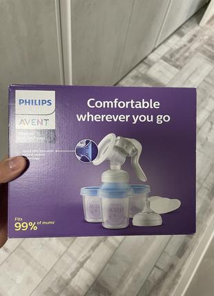 Ручний молоковідсмоктувач philips avent1 фото