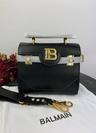Balmain black logo сумка