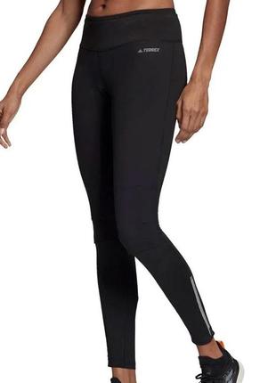 Тайтси для бігу adidas terrex agravic xc tights black