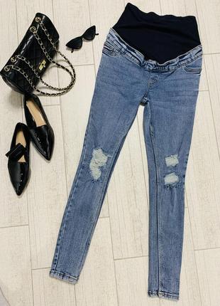 Стильные джинсы для беременных от new look, в размере s-m1 фото