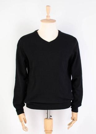 Мужской свитер джемпер черный1 фото
