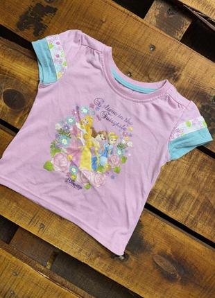 Детская футболка с принтом disney (дисней 18-24 мес 86-92 см идеал оригинал разноцветная)