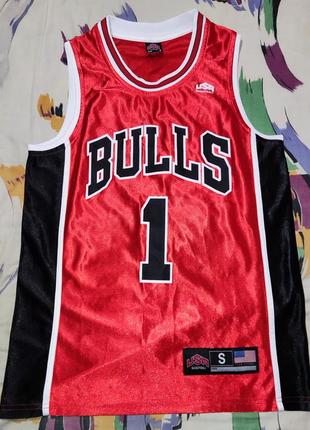 Баскетбольная майка usa basketball chicago bulls, rose3 фото