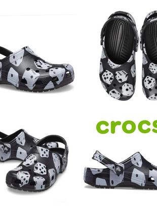 Crocs classic dice clog3 фото