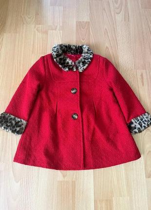 Пальто весеннее для девочки, на 2-3 года.1 фото