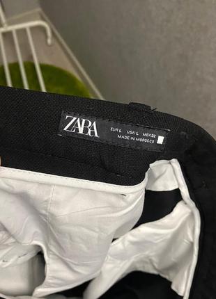 Чорні штани від бренда zara man6 фото