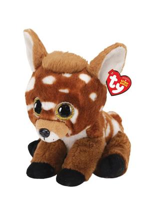 Дитяча іграшка м’яконабивна ty beanie babies 90283 оленя "buckley" 25 см