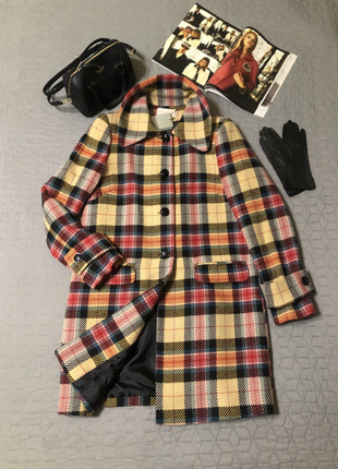 Новое, невероятно красивое пальто с шерстью от итальянского бренда kaos, р.м-l (42)