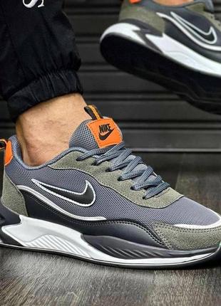 Демисезонное серое кроссовки nike zoom серые мужские кроссовки nike zoom