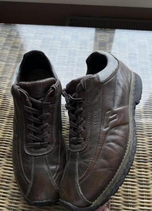 Шкіряні черевики, кросівки tommy hilfiger оригінальні коричневі2 фото