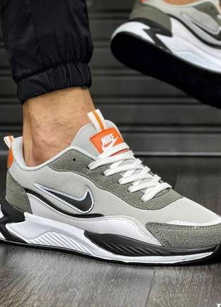 Демисезонное серое кроссовки nike air zoom серые мужские кроссовки nike zoom