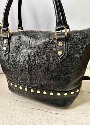 Сумка шкіряна вмісткова
