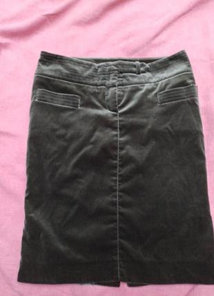 Costume national спідниця оксамит