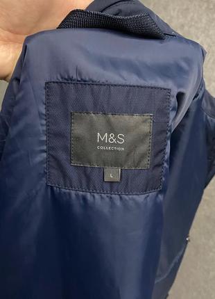 Синяя ветровка овершот от бренда m&s6 фото