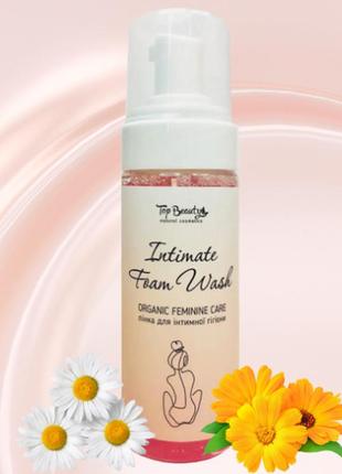 Пенка для интимной гигиены intimate foam wash top beauty 150 мл