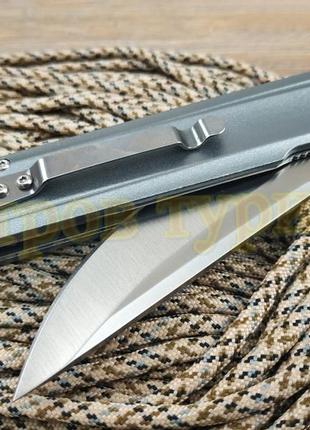 Нож складной boker magnum aluminium  440a на подшипнике клипса3 фото
