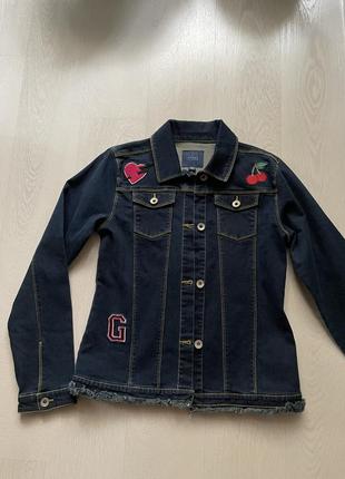 Джинсовый пиджак guess для девочки