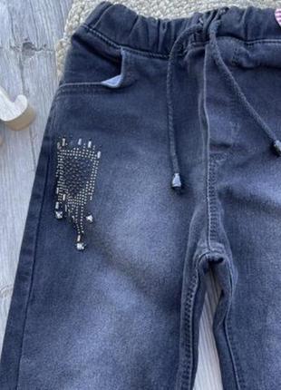 Джинсы черные девчачи