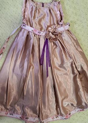 Атласное платье