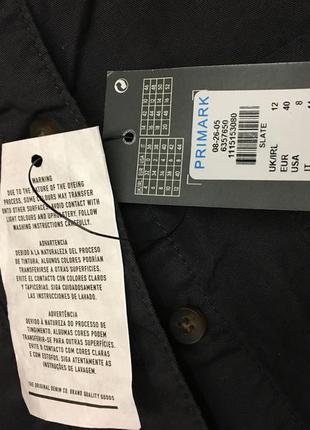 Новая рубашка цвет графит primark4 фото