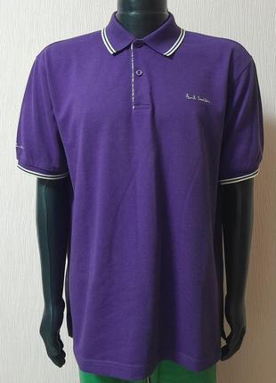 Стильна бавовняна футболка фіолетового кольору paul smith, оригінал, блискавичне надсилання