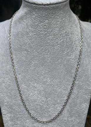 Цепочка серебряная якорная л0275, 60 размер